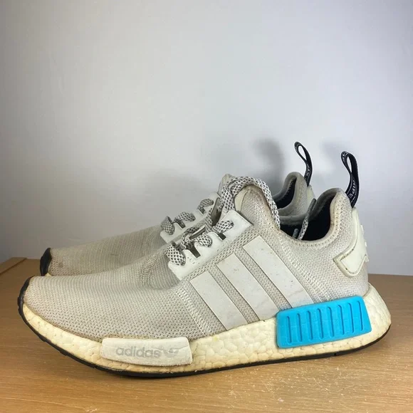 Running Shoes Adidas Nmd White Bright Cyan Adidas NMD_R1 Kids White-Bright  Cyan  Kick Game